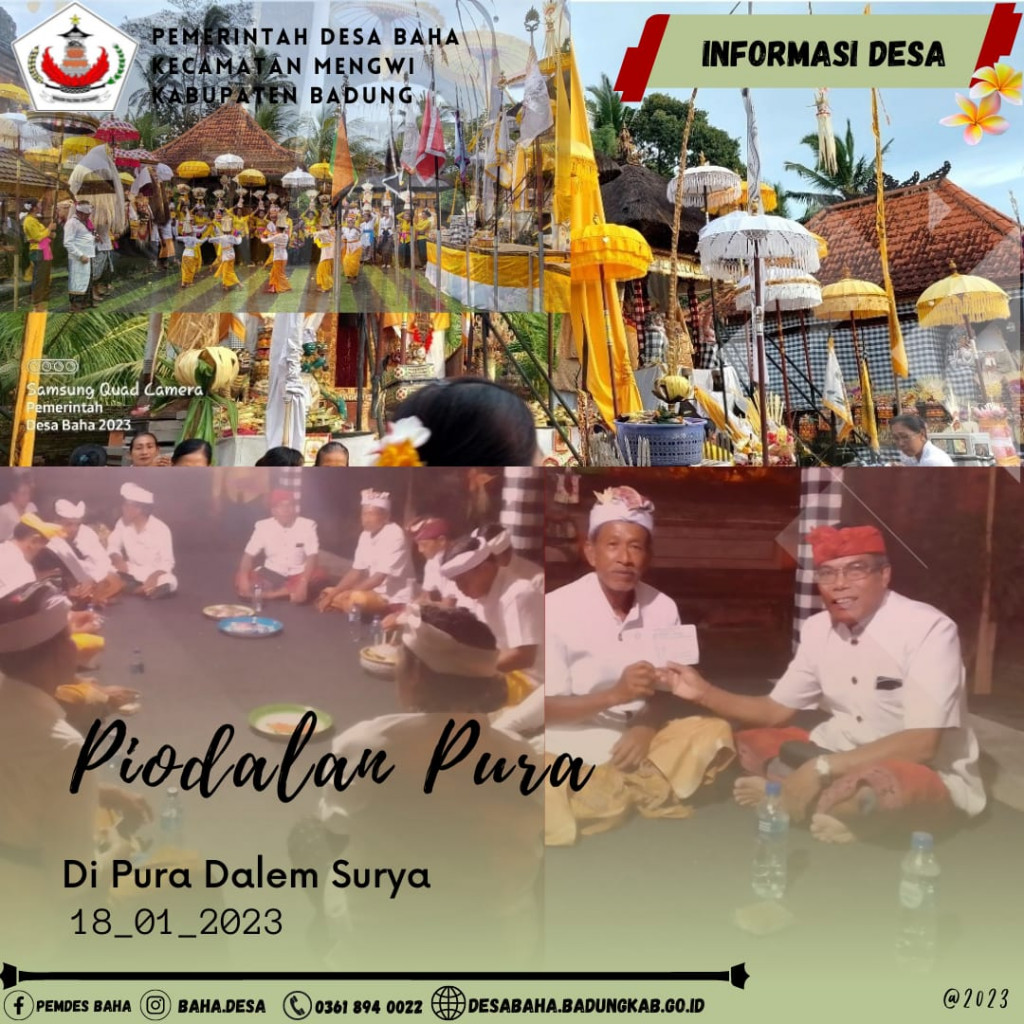 Piodalan Pura Peletan